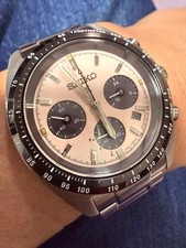 Seiko Prospex Speedtimer SBDL127 Solar Chronograph 6.89in Wrist
