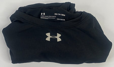 Image of Under Armour Black Loose Heat Gear Long Sleeve Shirt Extra Small