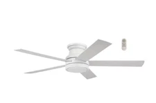Harbor Breeze Calverton 52-in White with White/Driftwood Blades LED
