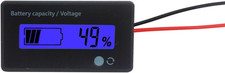 12V 24V 36V 48V Battery Meter, Battery Capacity Voltage Indicator, Lead-Acid Lit