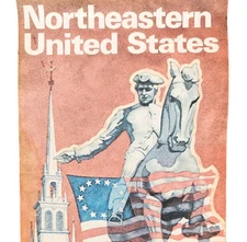 1976 Citgo Road Map Bicentennial Eastern US American Revolution Vintage 5 DWF10