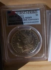 2021-O PRIVY FIRST STRIKE PCGS69 100ANN MORGAN DOLLAR W/BOX & COA