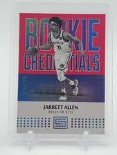 JARRETT ALLEN 2017-18 STATUS ROOKIE CREDENTIALS ROOKIE RED /299 #23 NETS Q2091