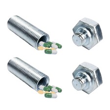 2PCS Small Pocket Pill Box, Portable Mini Pill Organizer Case Waterproof Meta...