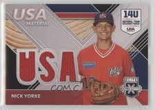 2020 Panini Elite Extra Edition USA Baseball Material Black Nick Yorke e9p