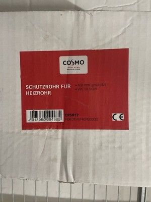 Cosmo Schutzrohr für Heizrohr Durchmesser 20mm L=400mm Geschlitzt 50 Stück