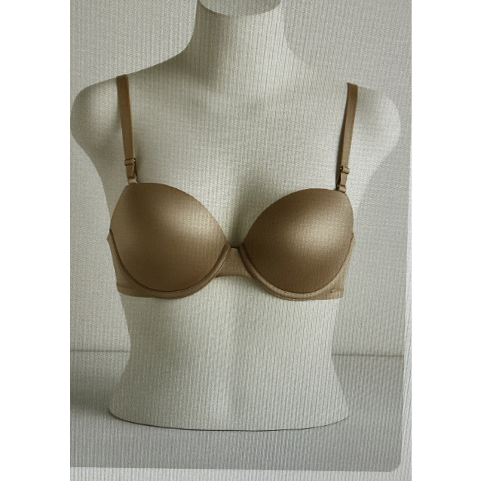 Victoria's Secret Women's 34A Tan Strapless Convertible Bra Multiway very sexy