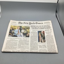August 27, 2003 The New York Times War On Terror/NASA Issues Full-Newspaper August 27, 2003 The New York Times War On Terror/NASA Issues Full-Newspaper