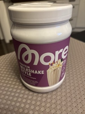 More Nutrition Protein Milkshake Vanilla ICE Cream,Neu OVP
