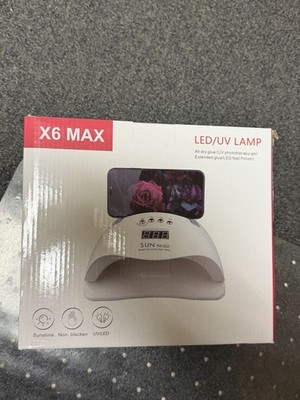 UV LED Nail Lamp 220W Dryer Gel Polish Light Manicure Salon Curing SUN X6 Max