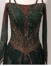 ice figure skating competition dress Gymnastics costume dance Dress dyeing