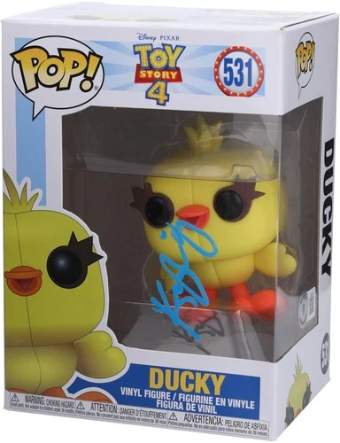 Keegan-Michael Key Toy Story Autographed Ducky #531 Funko Pop! Figurine - BAS