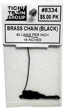 HO Scale Tichy Train Group 8334 Blackened Bra...