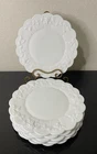 Vintage Westmoreland GRAPE Design 10.5”Milk Glass  Plates Set of 6 COLLECTIBLE