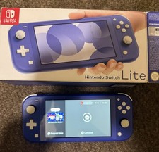 Nintendo Switch Lite 32GB Turquoise Blue Grade A Condition with Charger +box