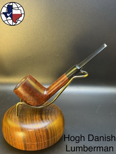 Vintage Hogh Bent Danish Lumberman Tobacco Pipe