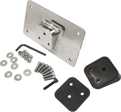 HARDDRIVE - Lay Down License Plate Mount Fender Mount Chrome | 820-0384