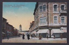 Vintage postcard Ukraine Ivano Frankivsk Stanislawow Karpinskiego street