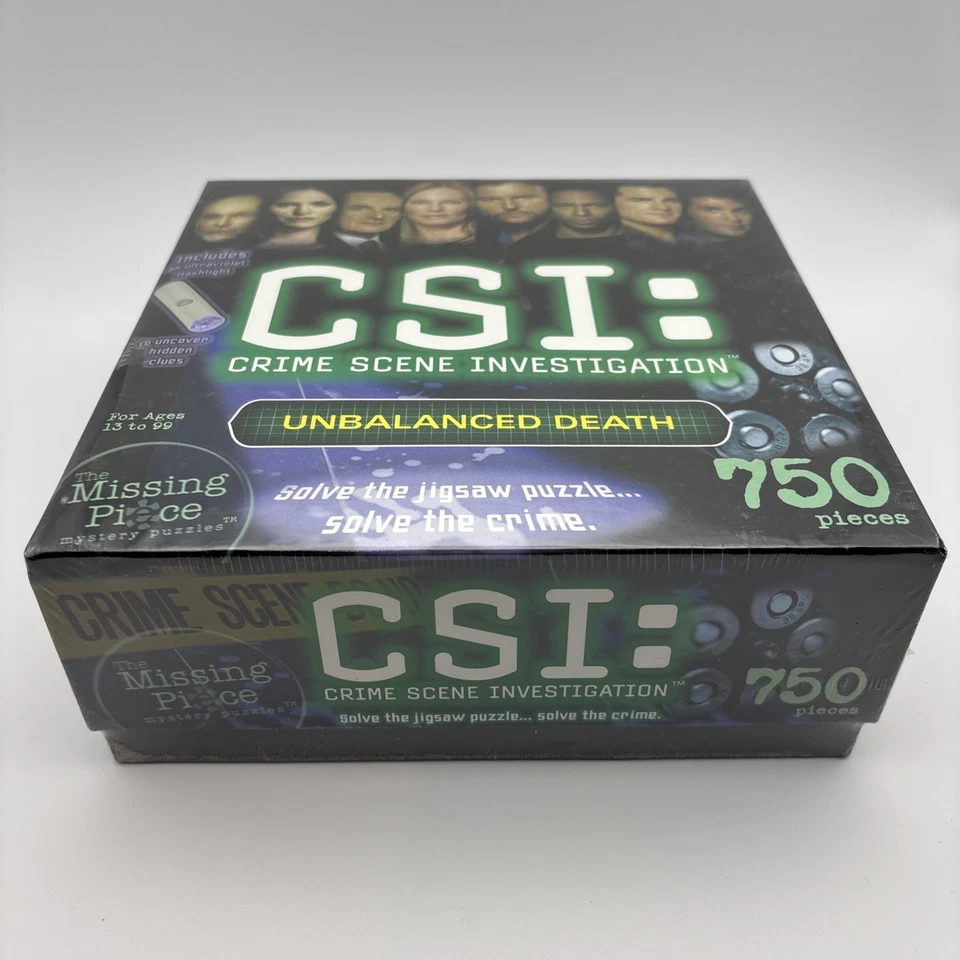Пазл CSI Crime Scene Investigation Unbalanced Death 750 элементов ✅ запечатанный - Изображение 3 из 4