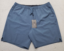 Bad Birdie Golf Active Shorts Mens XL Blue Comfort Fit Performance Side Slit