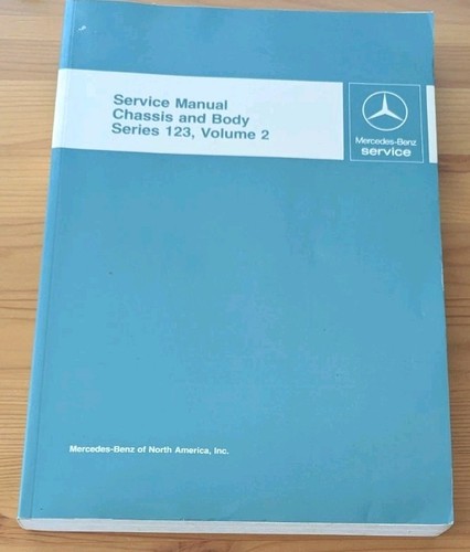Mercedes-Benz Service Manual Chassis & Body Series 123, Volume 2 1987 - Imagen 1 de 7