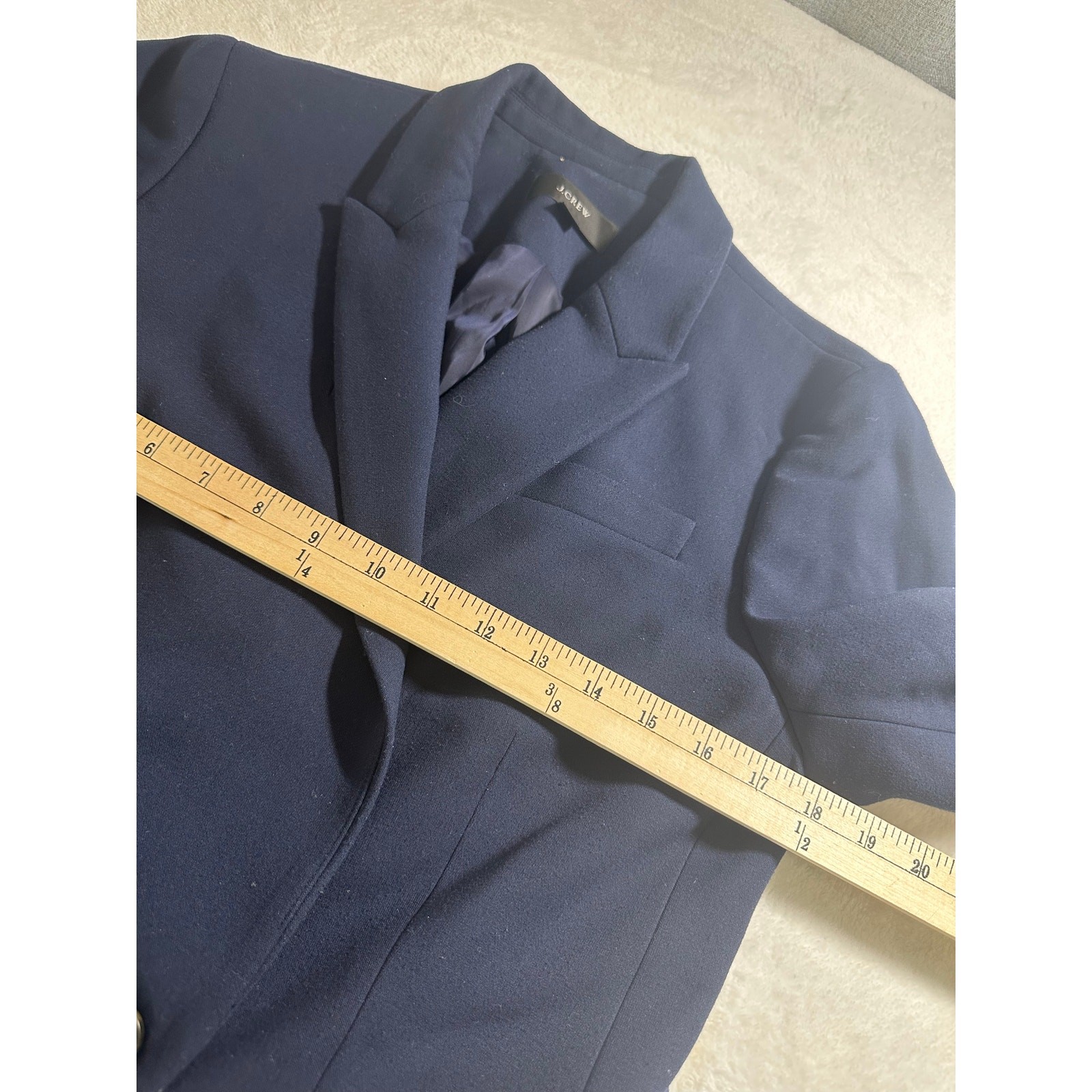 J. Crew Devon Blazer Two Button Polyester Blend S… - image 6