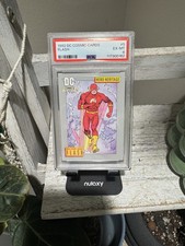 1992 DC COSMIC CARDS 5 FLASH POP 4 PSA 6