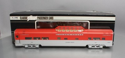 K-Line K4632-0214 O Gauge KCC Golden State ''Golden Moon'' 18'' Vista Dome Car #214