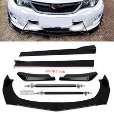 Front Bumper Lip Spoiler Splitter Car Body Rear For Subaru Wrx Sti