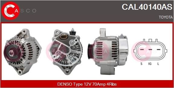 Casco CAL40140AS Lichtmaschine Generator FüR Toyota-image