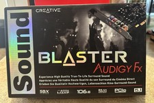 SoundBlaster Audigy Fx 5.1 PCIe Sound Card SB1570 Rev B New 