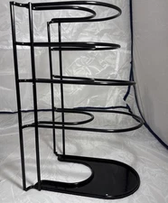 K2- Cuisinel Heavy Duty Pan Organizer, 5 Tier Rack, Holds 50 LB - BLACK