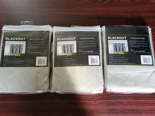 ECLIPSE Room Darkening Curtains for Bedroom - Isanti 37" x 63" Thermal Insulated - Picture 11 of 12