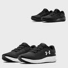 Under Armour Charged Pursuit 2 Mens Running Shoes Black Sneakers NEW 