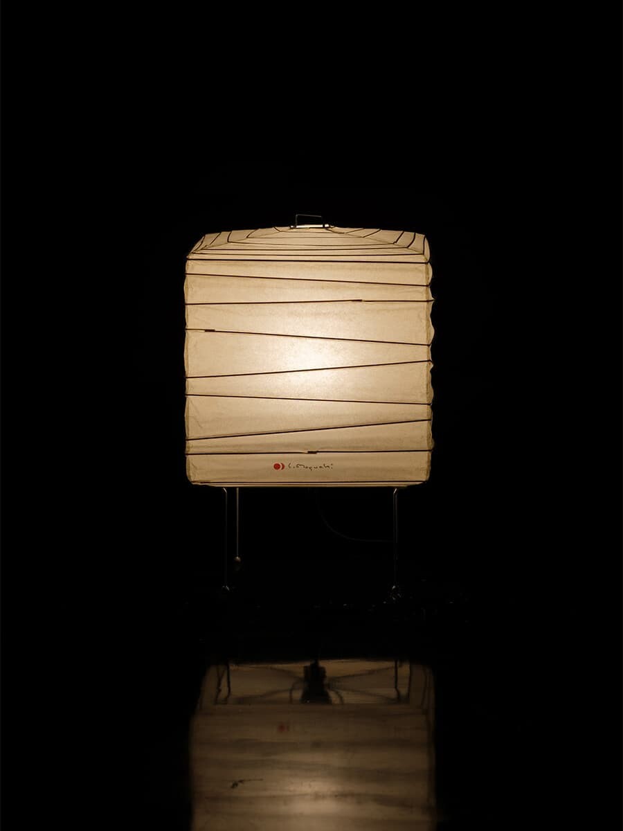 Isamu Noguchi AKARI 3X Authentic Japanese Washi Paper Lamp Isamu Noguchi AKARI 3X Authentic Japanese Washi Paper Lamp