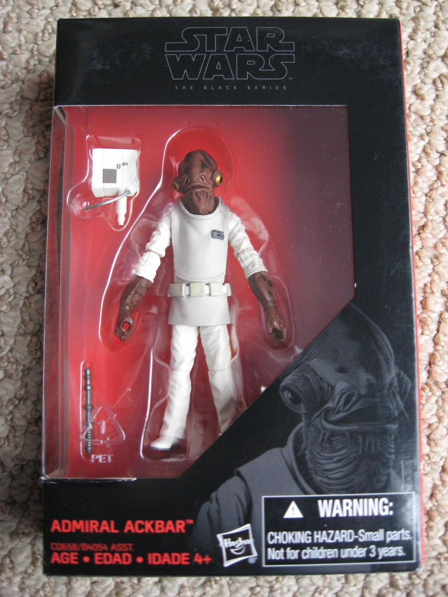 StarWars Admiral Ackbar Black series WALMART exclusive 3 3 4 figure