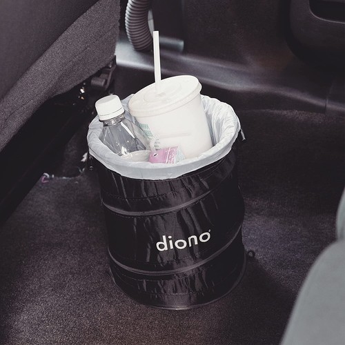 DAMAGED BOX Diono pop up compact trash rubbish bin for home or car in black - 第 2/9 張圖片