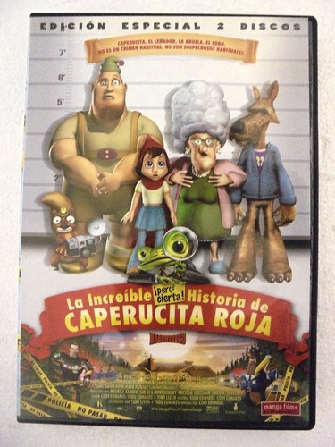 DVD 2 Discos La Increible pero cierta Historia de Caperucita Roja | eBay DVD 2 Discos La Increible pero cierta Historia de Caperucita Roja | eBay