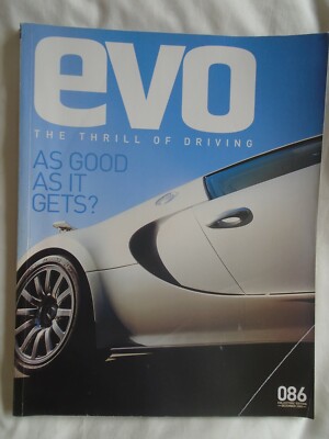 Evo No 86 Dec 2005 Veyron, Gallardo, 130i M Sport vs R32, Marcos GT2 vs Sagaris