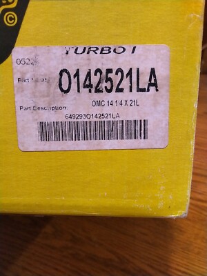 Turbo Performance Prop 14 1/4 X 21 L, O142521LA Stainless Steel w/Hub Propeller