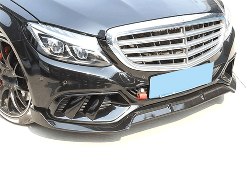 Para Mercedes W205 C250 negro brillante entradas de aire delanteras ventilación parrilla Air Vent - Imagen 5 de 11