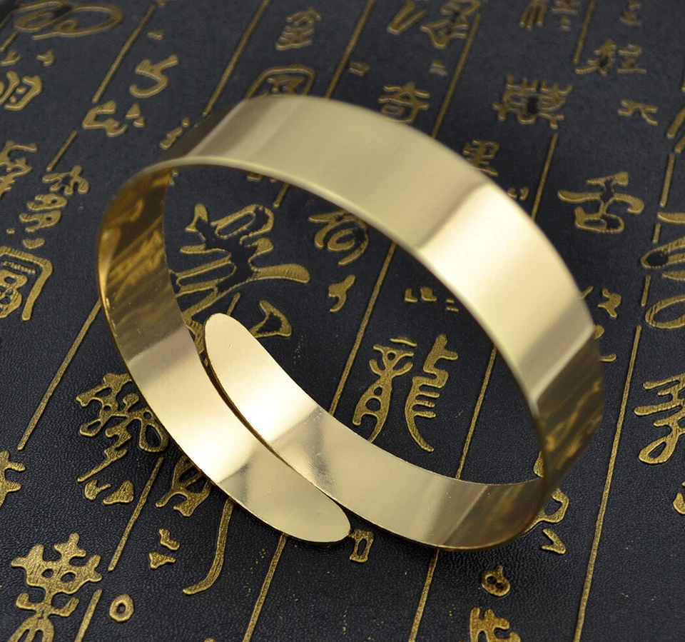 Armreif Armband Armspange Oberarmreif Bangle Armreifen Gold - Bild 4 von 4