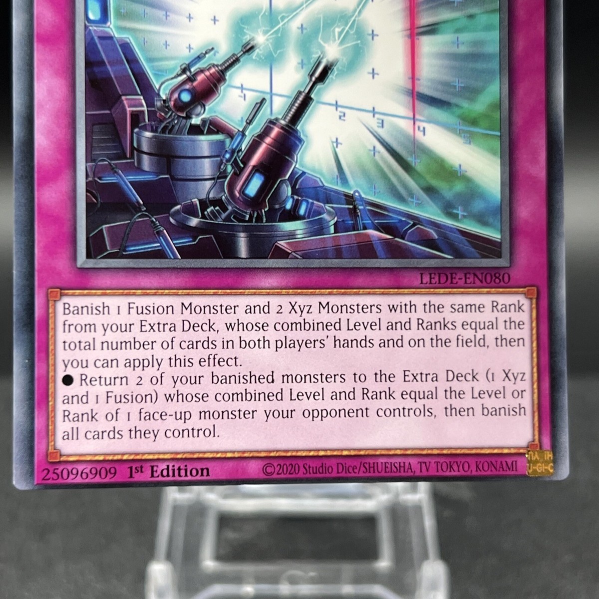 Simultaneous Equation Cannons LEDE-EN080 1st Edition MISCUT Yugioh