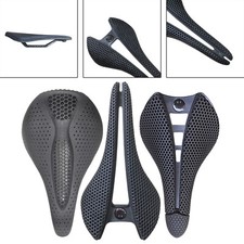 3D Black Printed Bicycle Saddle Comfortable MTB Gravel Road Bike Cycling Seat