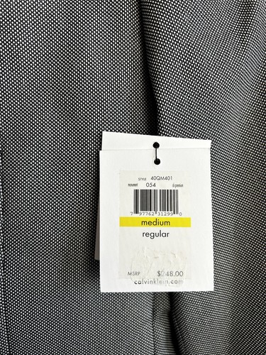 NEW CALVIN KLEIN Blazer Mens Size Medium Sport Coat Black White Jacket Micro Dot - Picture 10 of 13