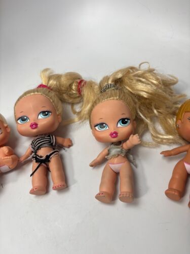 2004 Vintage Bratz Babyz Lil Angelz Cubbies 4 Zoll Puppe 6 Stück nackt keine Kleidung Y2K - Bild 3 von 8