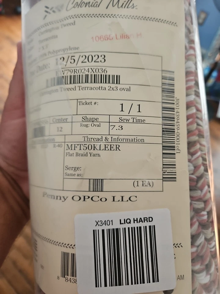 Colonial Mills Braided Rug, EW79R024X036, 2X3 FT  - Image 2 of 4