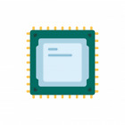Intel Celeron 266/66 Slot 1 Cpu Sl2Sy W/ Fan