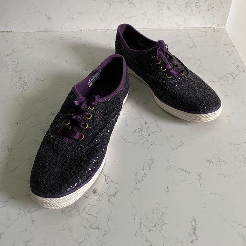 Sneakers stringate Keds x Taylor Swift tela viola taglia 6 WF53223M moda autunno - Foto 5 di 13