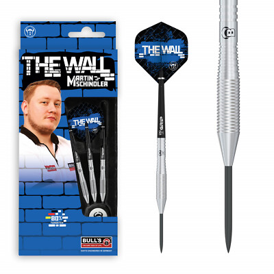 BULL'S Martin Schindler TW80 Steeldart 21g | Pro Dartpfeil Steel Dart Darts